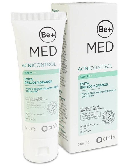 Be+ Emulsión Reguladora Matificante, 50 Ml