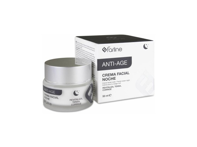 Farline Crema Facial Antiedad De Noche, 50 Ml