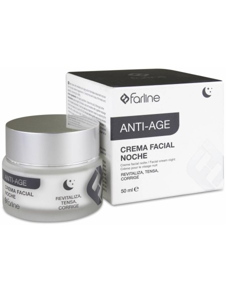 Farline Crema Facial Antiedad De Noche, 50 Ml