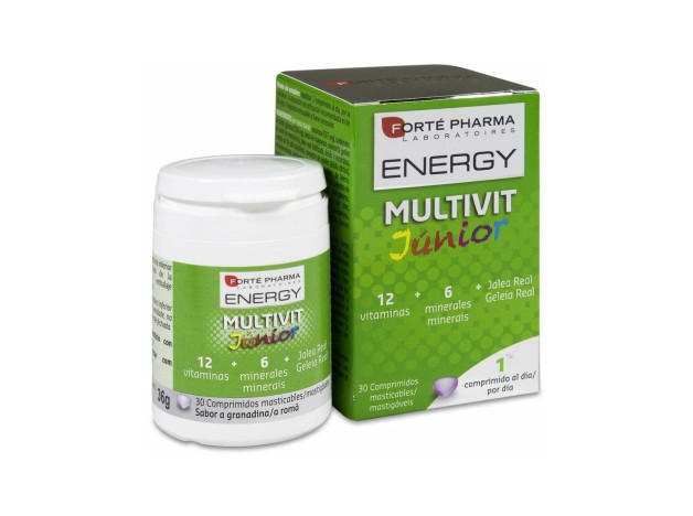 Forté Pharma Energy Multivit Junior, 30 Uds