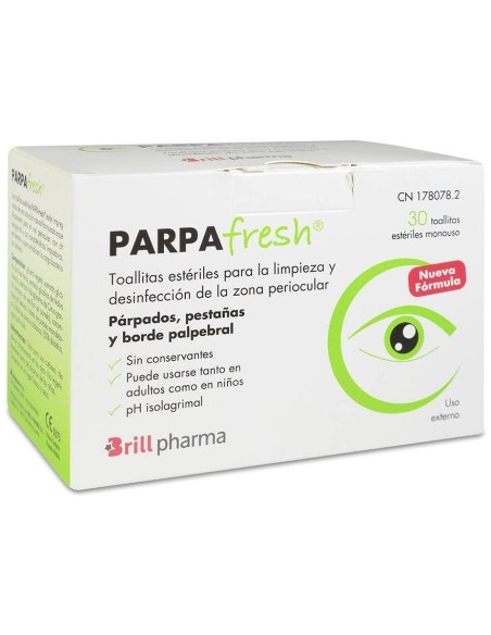Parpafresh Toallitas Limpieza Párpados 30Uds