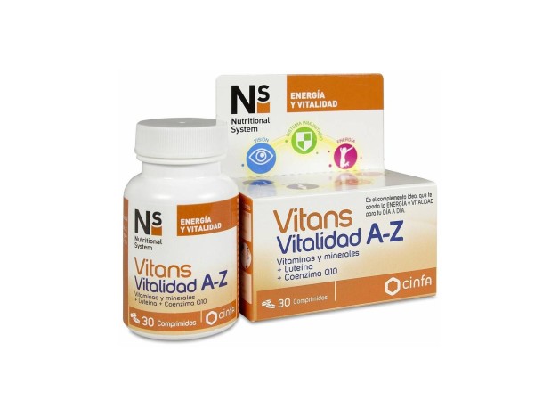 Ns Vitans Vitalidad A-Z, 30 Comprimidos