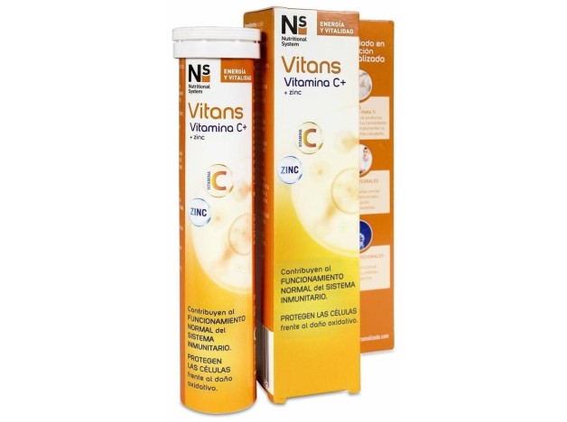 Ns Vitans Vitamina C+Zinc 20 Comp Eferv Limon