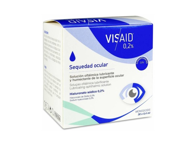Visaid 0,2% Gotas Oculares Monodosis 0,4 Ml, 30...