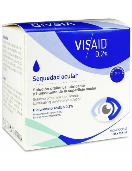 Visaid 0,2% Gotas Oculares Monodosis 0,4 Ml, 30 Uds