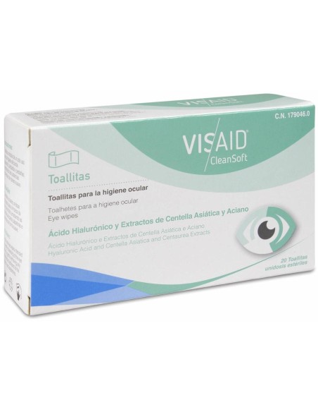 Visaid Clean Soft Toallitas Oftálmicas Estériles 20Uds