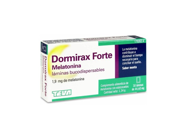 Dormirax Forte 1,9 Mg 30 Laminas Bucodispersables