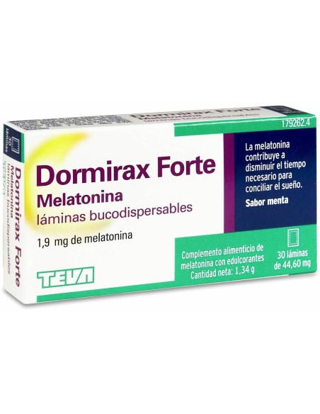 Dormirax Forte 1,9 Mg 30 Laminas Bucodispersables