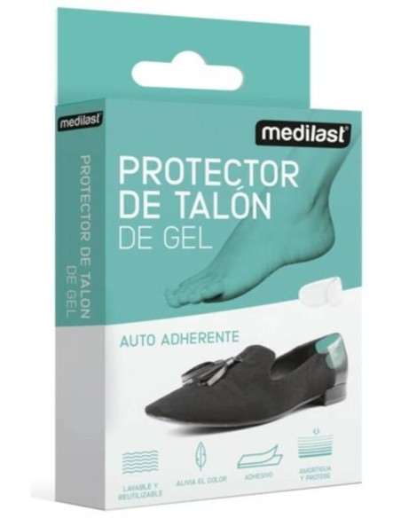 Medilast Protector De Talón De Gel T-Única 1Ud