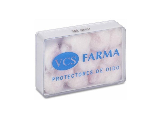 Vcs Pharma Tapones Oído Cera Y Algodón, 12 Uds