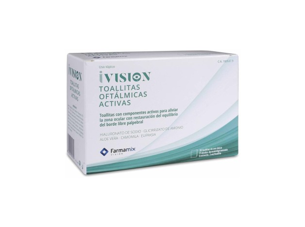 Ivision Toallitas Activas, 20 Uds