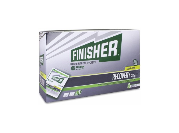 Finisher Recovery Polvo Sabor Limón 28 G, 12 Uds
