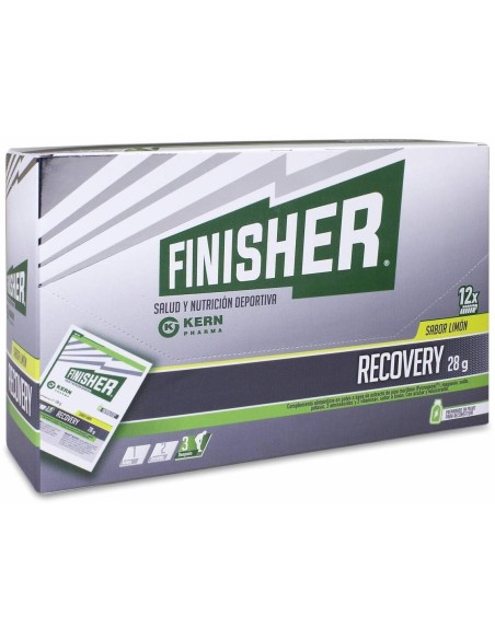 Finisher Recovery Polvo Sabor Limón 28 G, 12 Uds