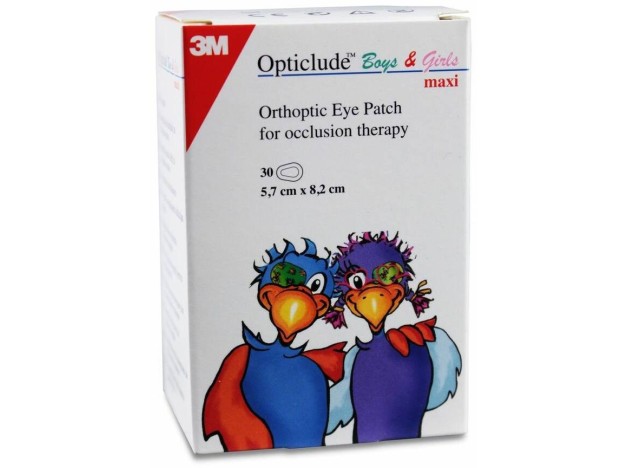 Opticlude Parches Oculares Impresos Grande 30Uds