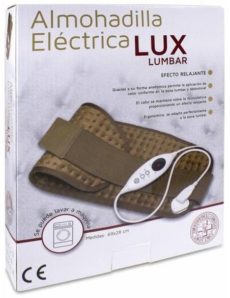 Gran Cruz Almohadilla Eléctrica Lux Lumbar, 1 Ud