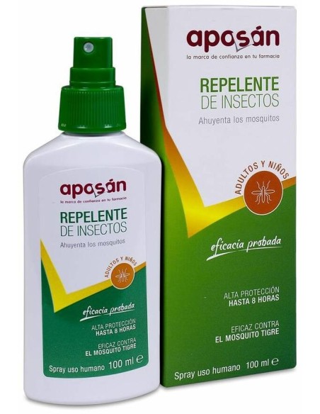 Aposán Repelente De Insectos Familar, 100 Ml