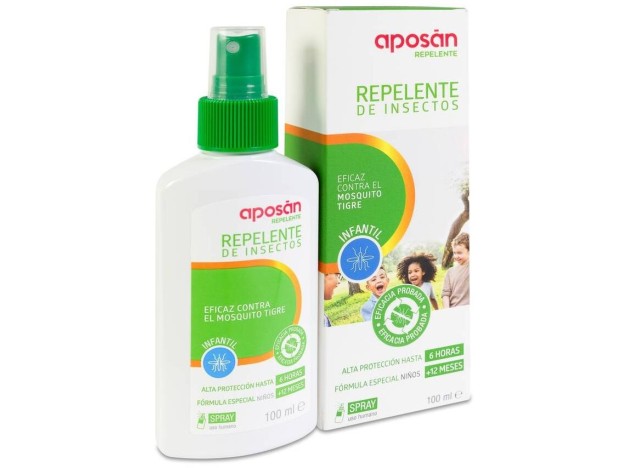 Aposan Spray Repelente Insectos Infantil 100Ml