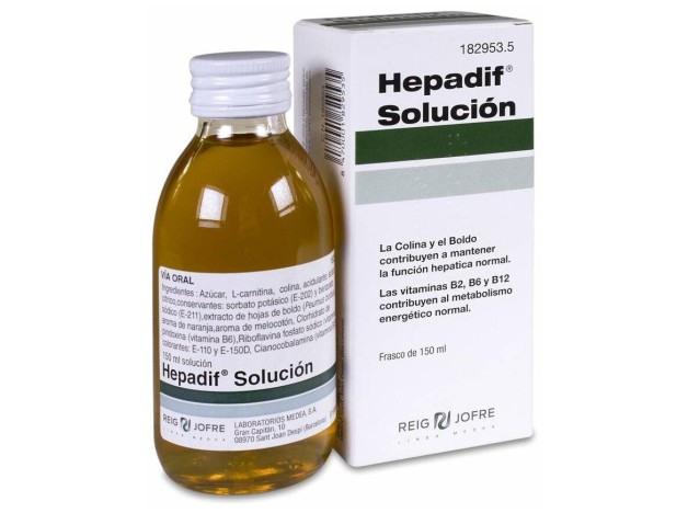Reig Jofre Hepadif Solución, 150 Ml