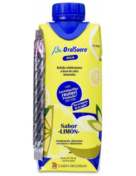 Bi-Oralsuero Sabor Limón, 2 X 300 Ml