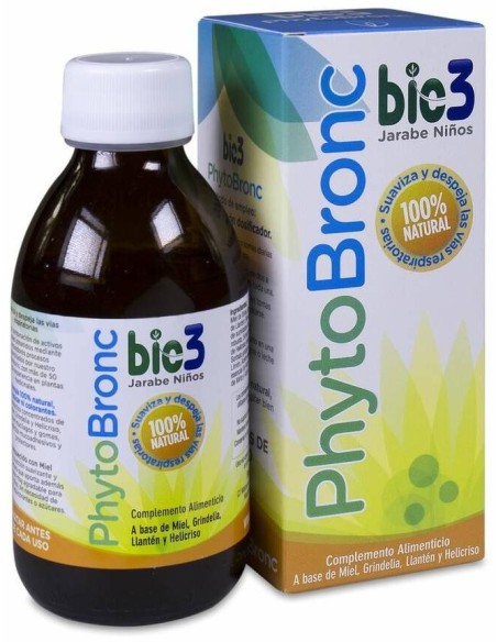 Bio3 Phytbronc Jarabe Niños 100% Natural 210G