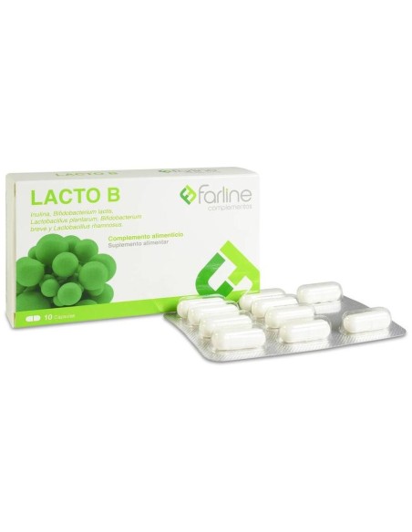 Farline Lacto-B Probiótico, 10 Cápsulas