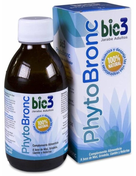Bio3 Phytbronc Jarabe Adultos 100% Natural 210G