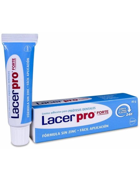 Lacer Pro Fijación Extrafuerte Adhesivo Prótesis, 40 G