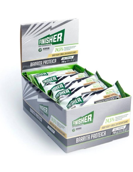 Finisher Barrita Proteica Yogur Y Canela, 20 Uds