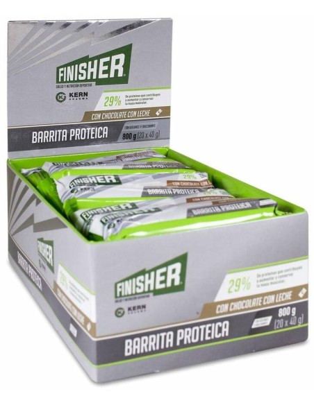 Finisher Barritas Proteicas Chocolate Con Leche 20 Uds