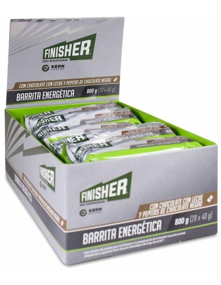 Finisher Energéticas Chocolate Con Leche Y Pepitas De Chocolate Negro 20 Uds