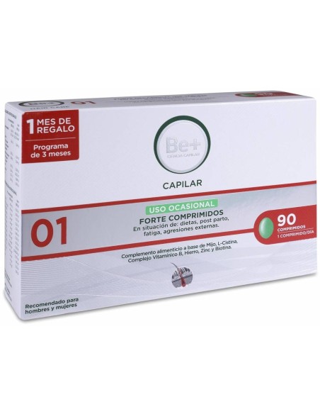 Be+ Capilar Anticaída Ocasional Forte, 90 Comprimidos