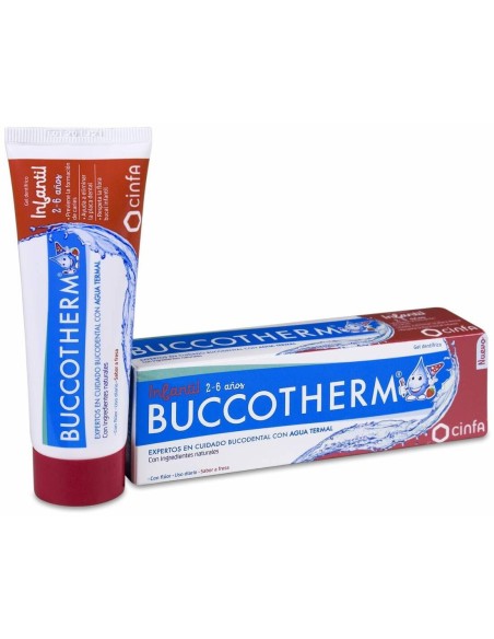 Buccotherm Gel Dentífrico Mis Primeros 2-6 Años Fresa 50Ml