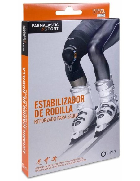 Estabilizador De Rodilla Reforzado Para Esqui Farmalastic Sport T- Xs