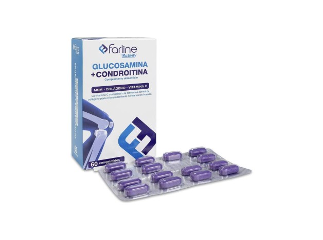 Farline Glucosamina Y Condroitina, 60 Comprimidos