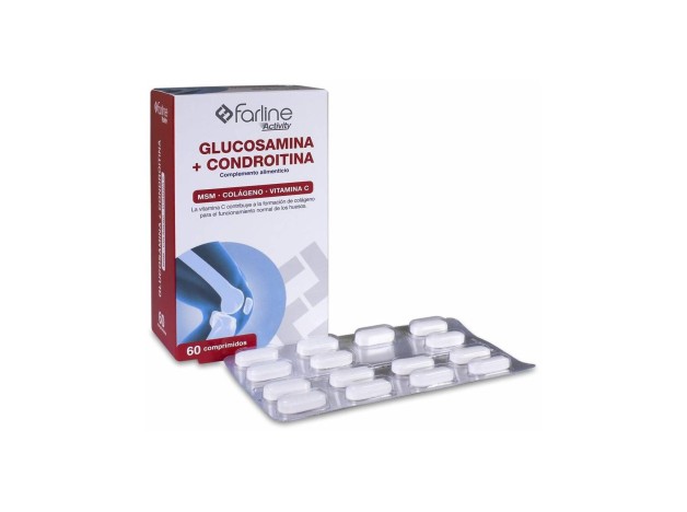 Farline Glucosamina Y Condroitina, 60 Comprimidos