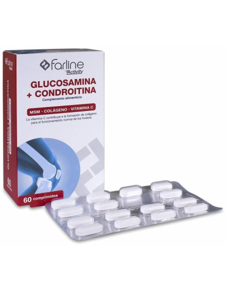 Farline Glucosamina Y Condroitina, 60 Comprimidos