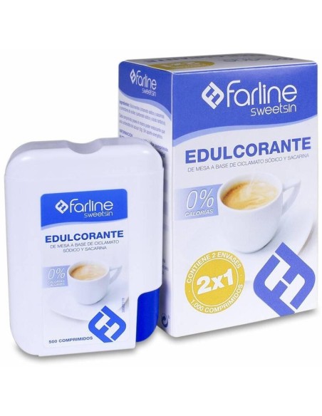 Pack Farline Sweetsin Edulcorante, 2 X 500 Comprimidos