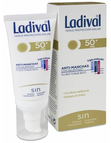 Ladival Antimanchas Toque Seco Spf 50+, 50 Ml