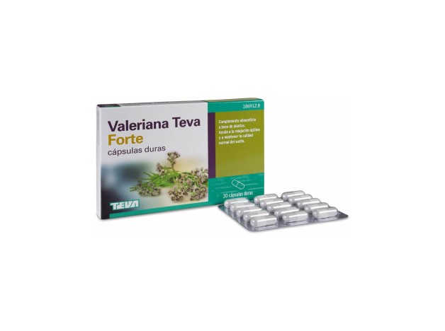 Valeriana Teva Forte 450 Mg, 30 Cápsulas