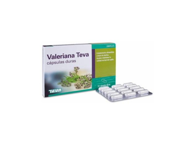 Valeriana Teva 200 Mg, 30 Cápsulas