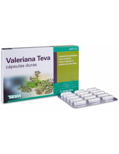 Valeriana Teva 200 Mg, 30 Cápsulas