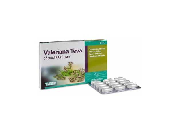 Valeriana Teva 200 Mg, 60 Cápsulas