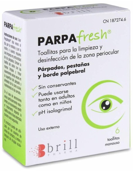 Parpafresh Limpieza Ocular, 6 Uds