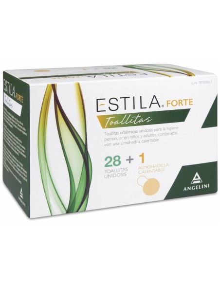 Estila Forte Toallitas 28 Toallitas + Almohadilla