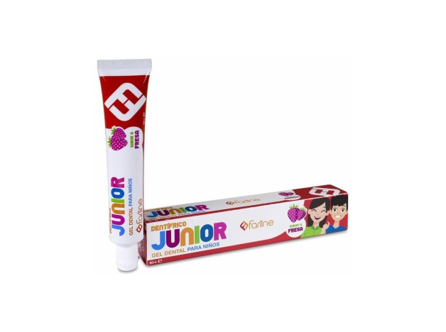 Farline Gel Dental Junior Sabor Fresa, 50 Ml