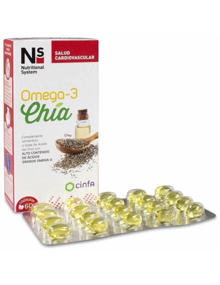 Ns Omega-3 Chía, 60 Cápsulas