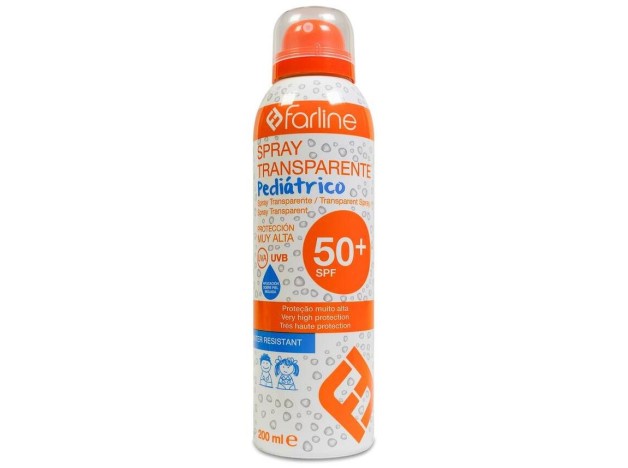 Farline Spray Transparente Pediátrico Spf 50+,...