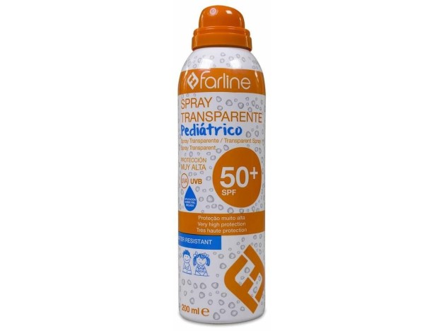 Farline Spray Transparente Pediátrico Spf 50+,...