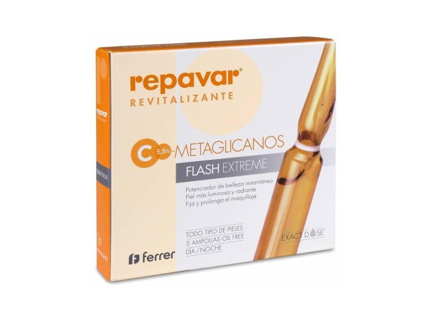 Repavar Revitalizante Ampolla Efecto Flash, 5...