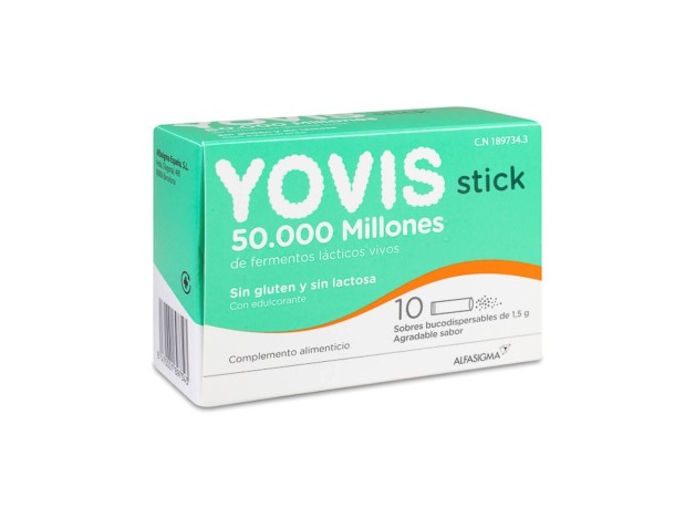 Yovis Stick 10 Sobres Bucodispersables